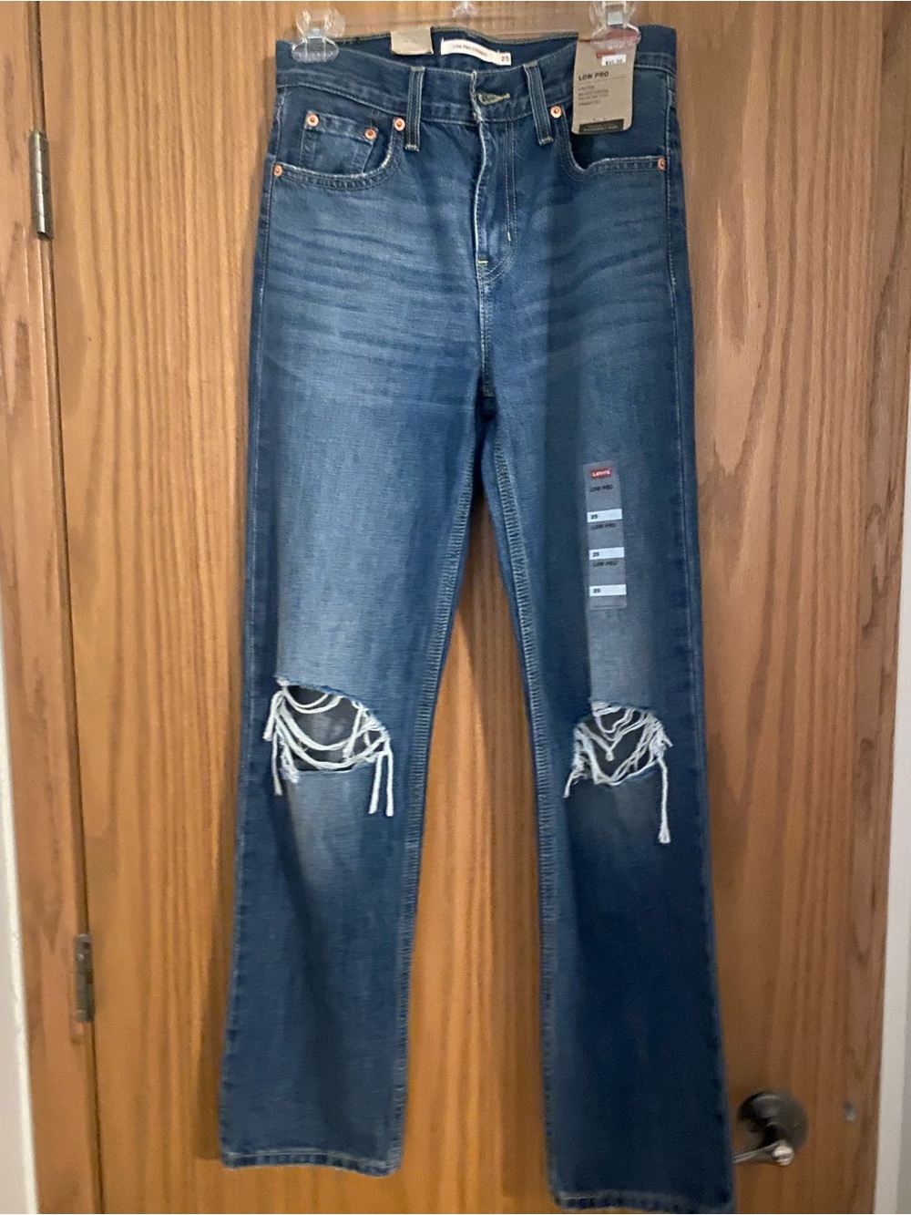Levi's Low Pro Mid Rise Jeans - Dark Blue